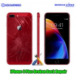 iPhone 8 Plus Broken Back Glass Replacement Repair